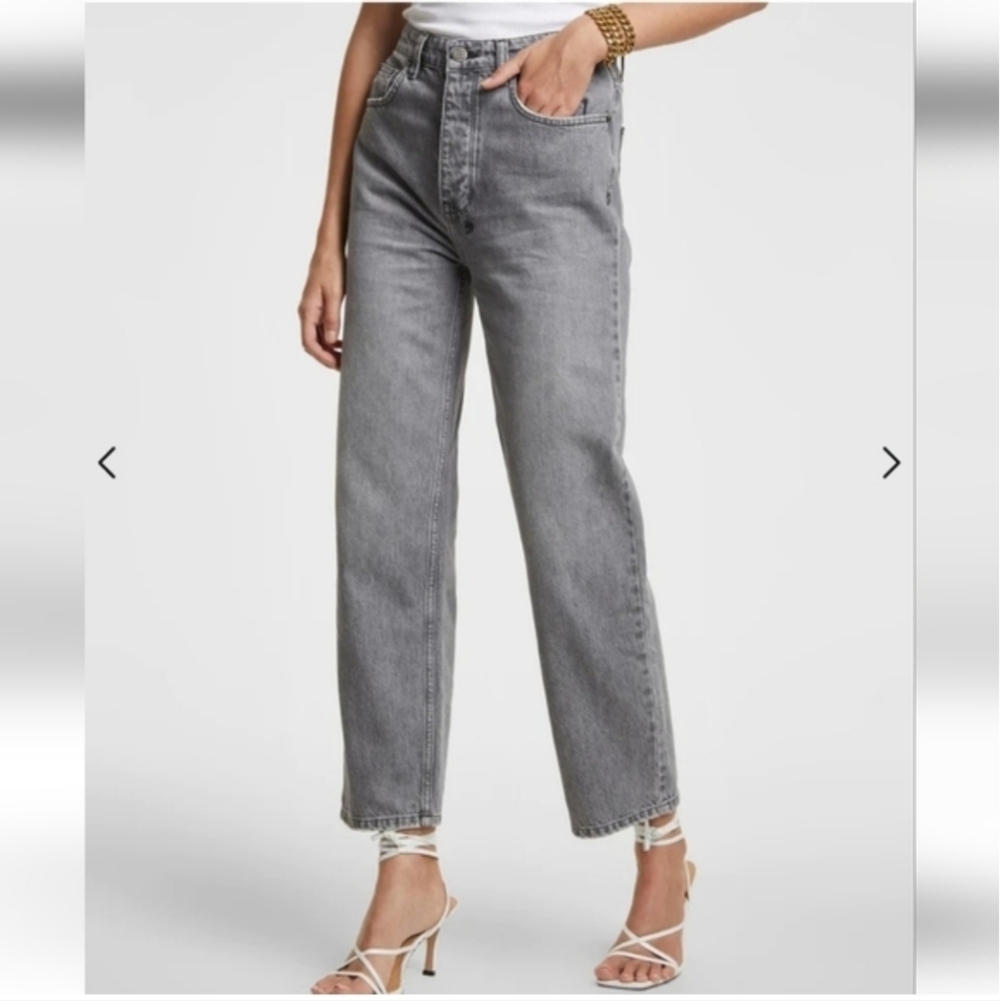Free People Ksubi Brooklyn Rigid Relaxed Straight Leg Jeans Gray 29 Women's